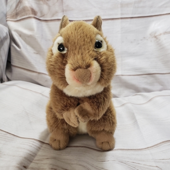 Ganz Webkinz Signature Chipmunk 8" Plush Stuffed Animal WKSS2009 No Code Realist - Picture 1 of 11